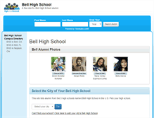 Tablet Screenshot of bellhighschool.org